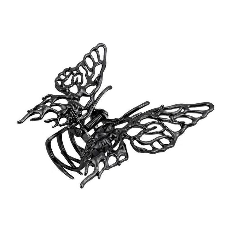 Butterfly Hairpin Female Heavy Industry Back Head Pan Hair Grab Clip Large Shark Clip Hair Accessories