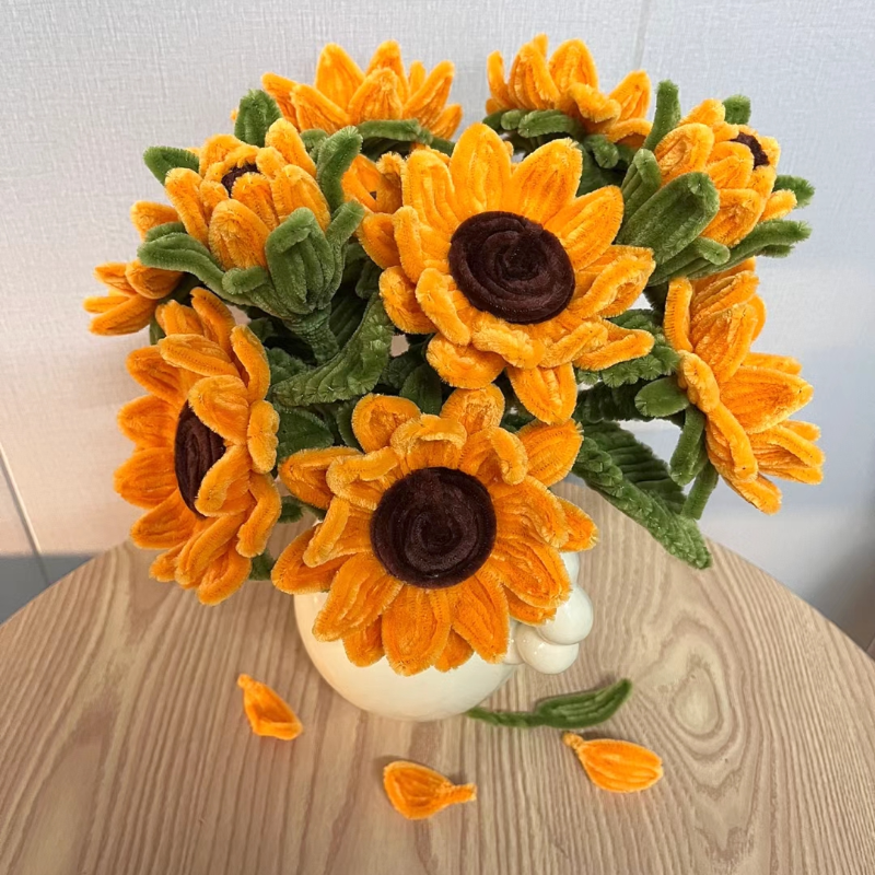 Encrypted Twister Stick Sunflower Sunflower Handmade DIY Material Pack