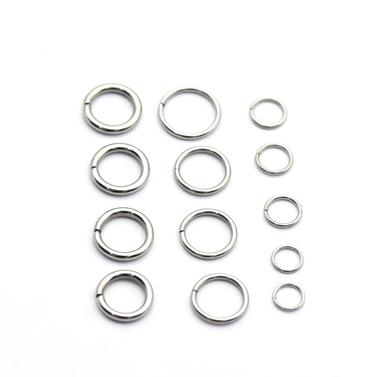 Titanium Steel Non-fading Jump Ring Bracelet Necklace DIY Jewelry Accessories