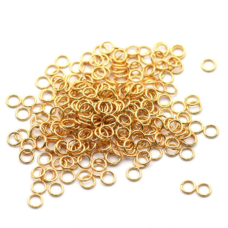 Titanium Steel Non-fading Jump Ring Bracelet Necklace DIY Jewelry Accessories
