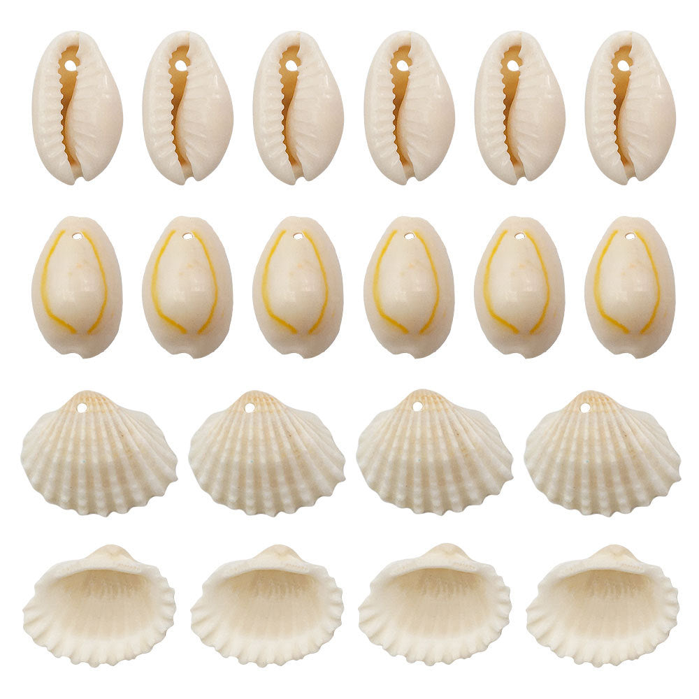Single Hole Natural Shell Conch DIY Jewelry Making Accessories