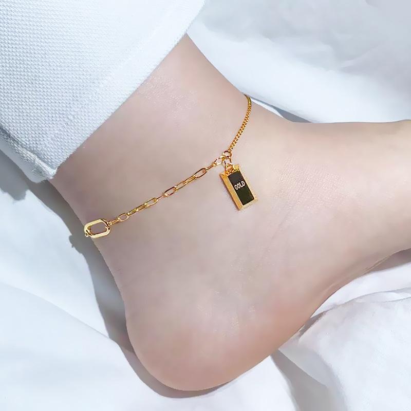 New Summer Fashion Rich Brick Anklet