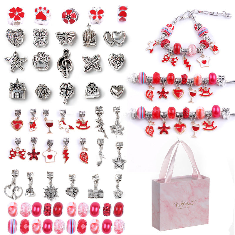 Hot Selling Handmade DIY Alloy Loose Beads Package Box for Bracelet Making