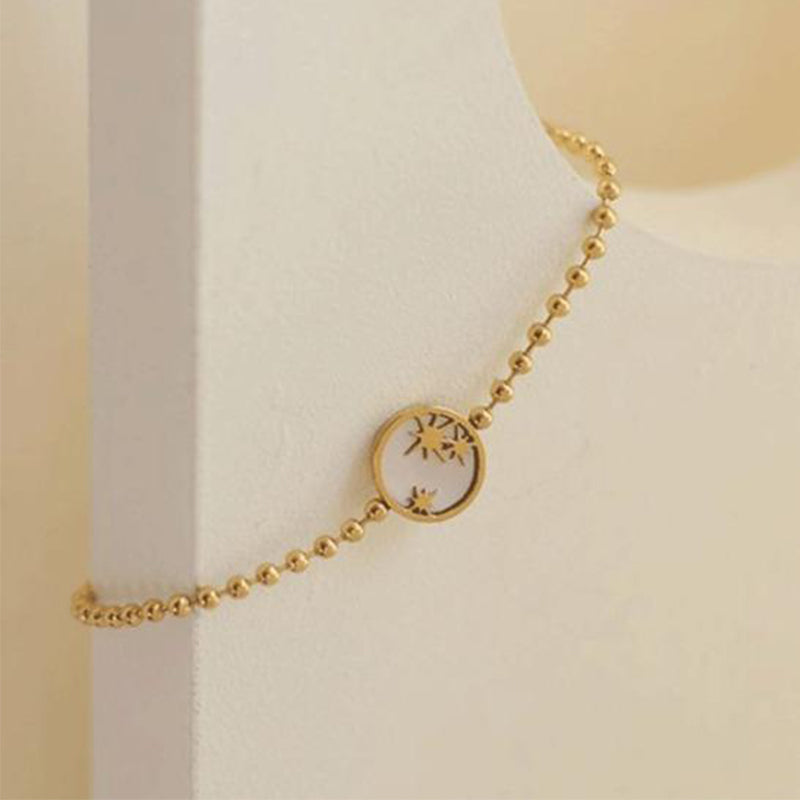 Non-fading Cute Star Shell Ball Bracelet