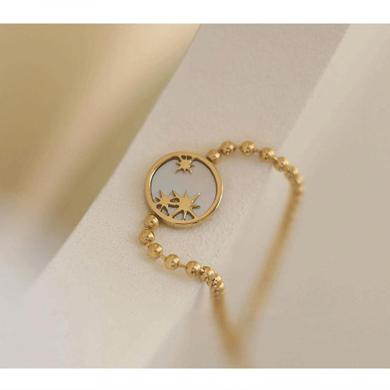 Non-fading Cute Star Shell Ball Bracelet