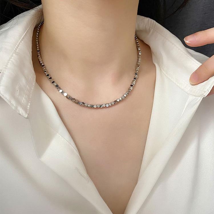 Luxury Irregular Beads Necklace Female Clavicle Chain