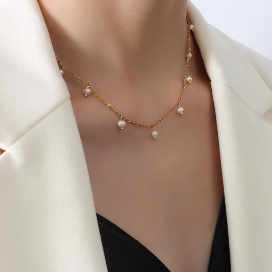 Non-fading Freshwater Pearl Necklace