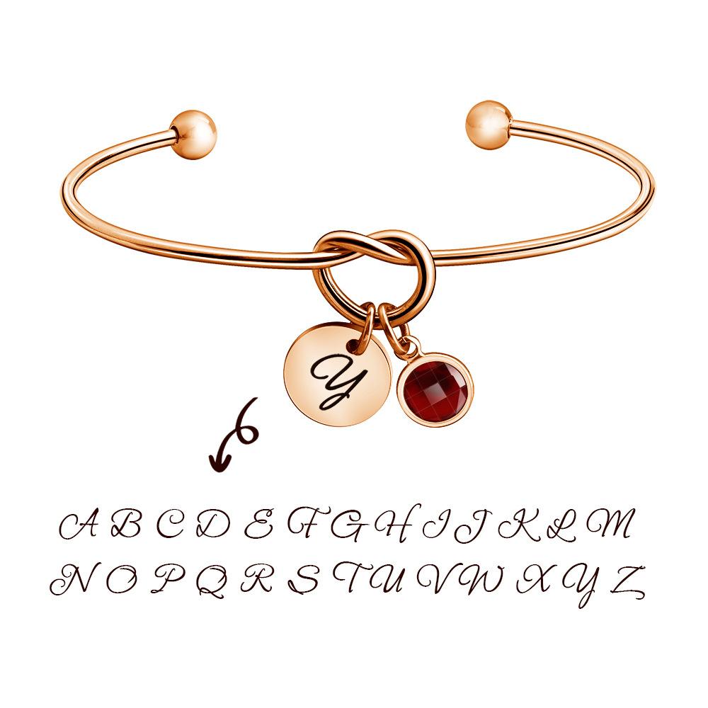 Non-fading twelve colors Love Knotted Bracelet