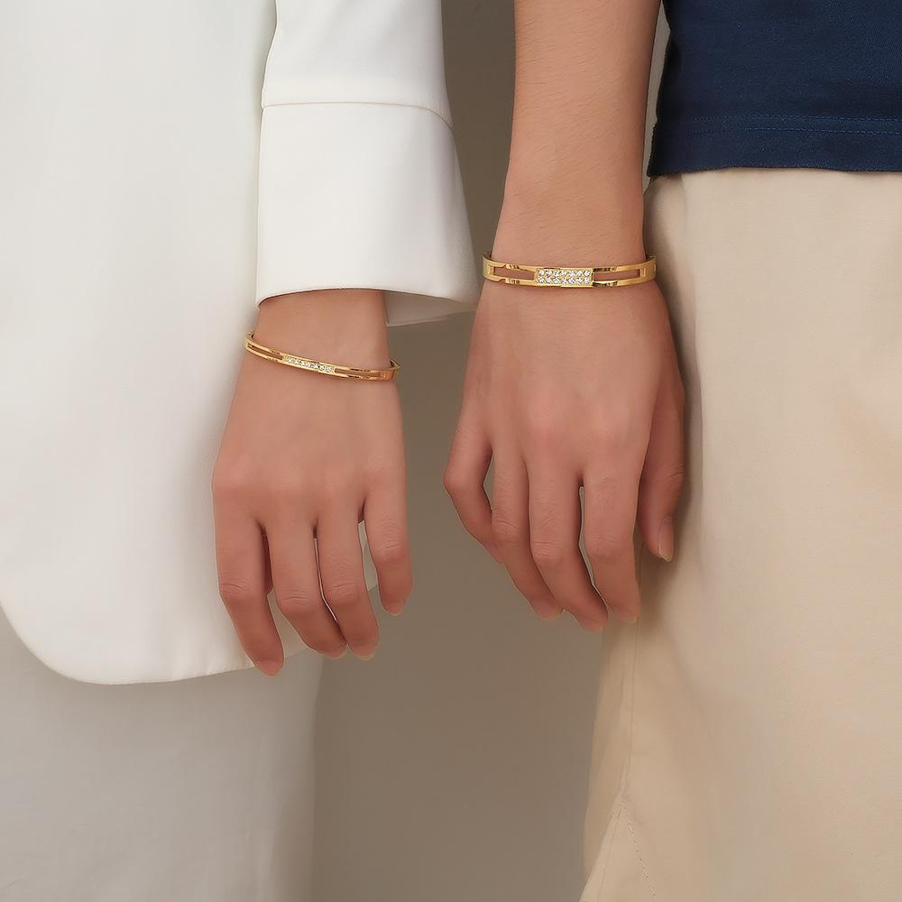 Non-fading Cross-border foreign trade fashion couple bracelet