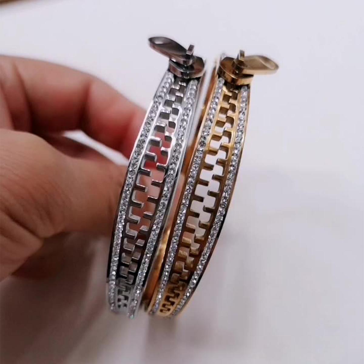 Non-fading Cross-border hot style zipper bracelet