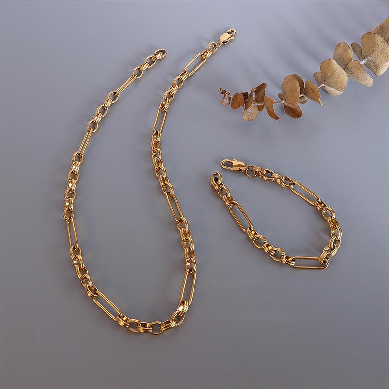 Simple and versatile necklace titanium steel jewelry
