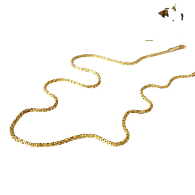 18K Gold Super Glittering Starry Necklace