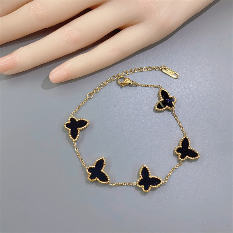 Non-fading Double Sided Butterfly Bracelet