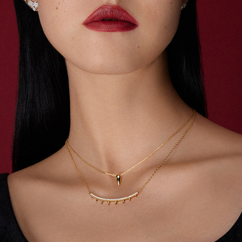 Cute Tiger Claw Clavicle Chain Necklace