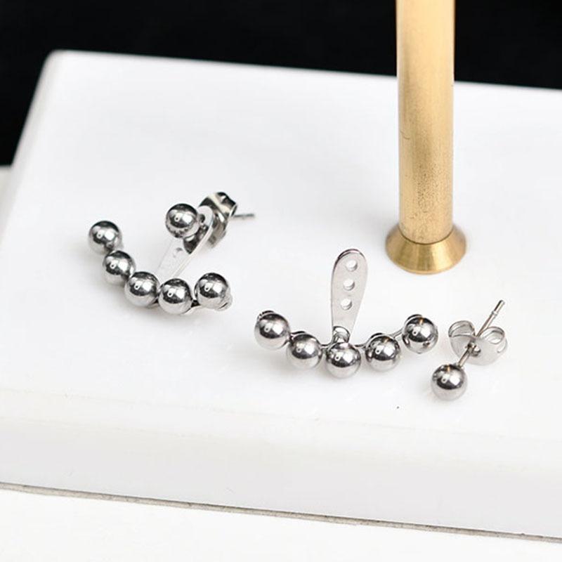 Exquisite and Simple Electroplating Color-preserving Titanium Steel Stud Earrings