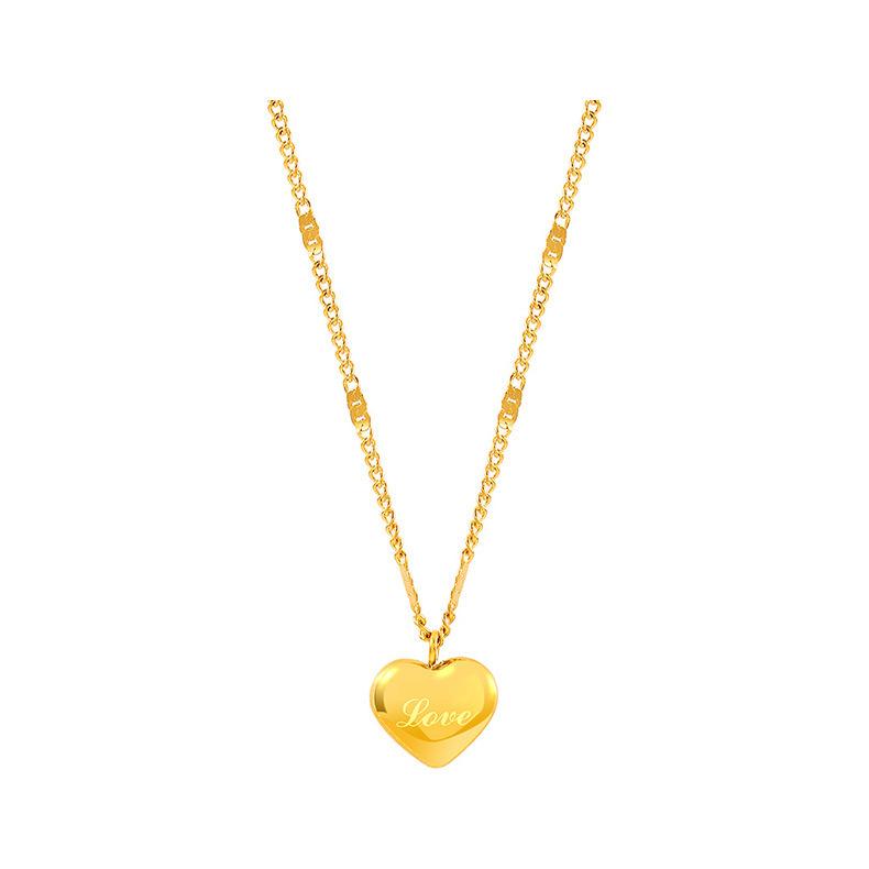 Light Luxury Love Heart Necklace